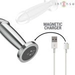 INTENSE - ANAL PLUG 10 VIBRAZIONI DILDO METALLO CON TELECOMANDO S